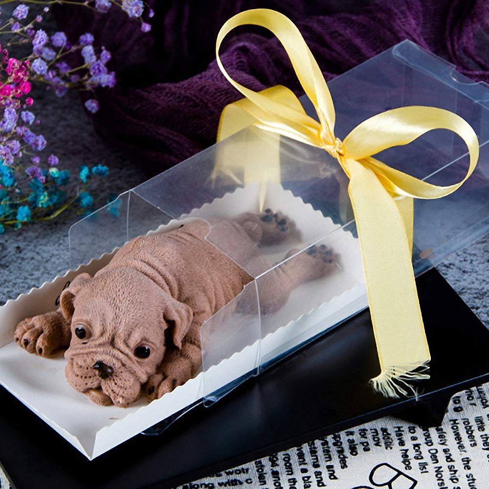 Stampo in silicone 3D per cane Shar Pei, torta, mousse, budino, gelato, sapone, lozione, bar, forniture per la fabbricazione