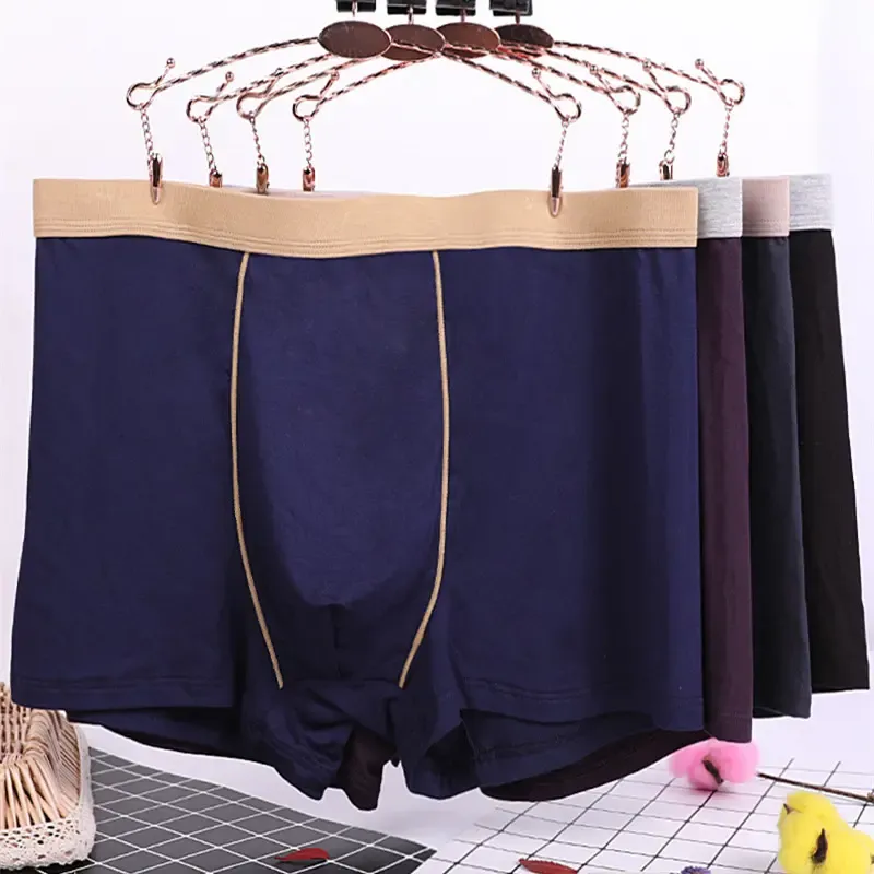 [4/8 pezzi] [45kg-150kg] Intimo in puro cotone per uomo taglie forti
