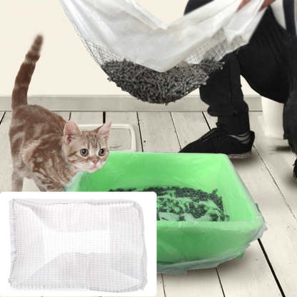 Rete filtrante per lettiera per gatti riutilizzabile