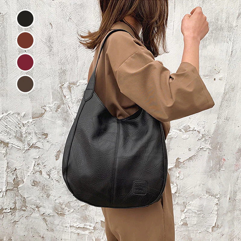 【🎊2025 Nuovi Prodotti】👜Borsa a tracolla da donna in morbida pelle retrò, grande capacità