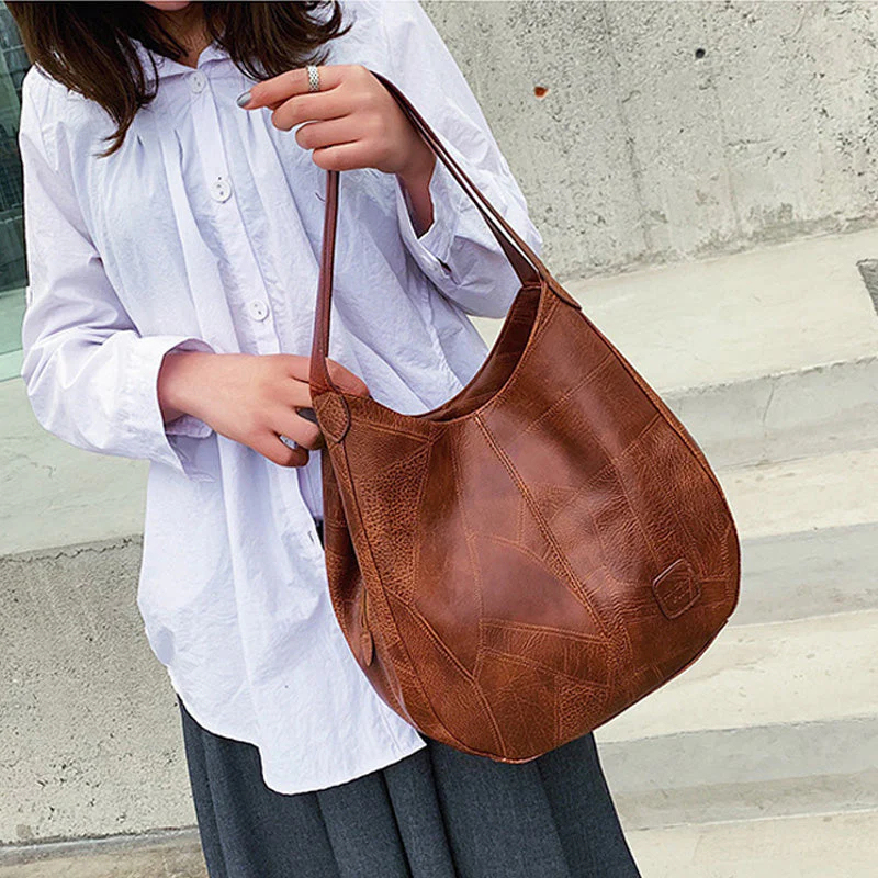 【🎊2025 Nuovi Prodotti】👜Borsa a tracolla da donna in morbida pelle retrò, grande capacità