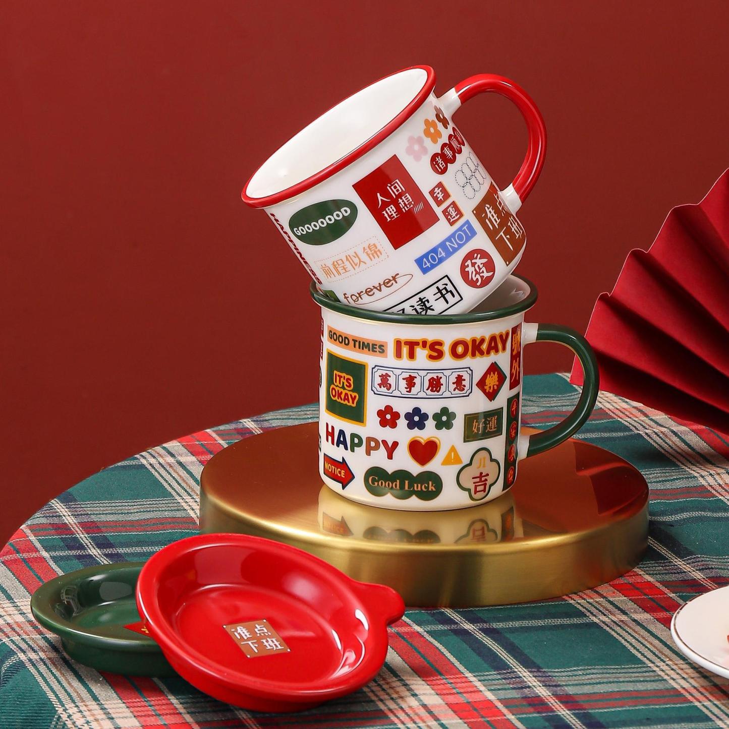 15Oz Ceramic Mugs Personalized Customs Mugs China Cup