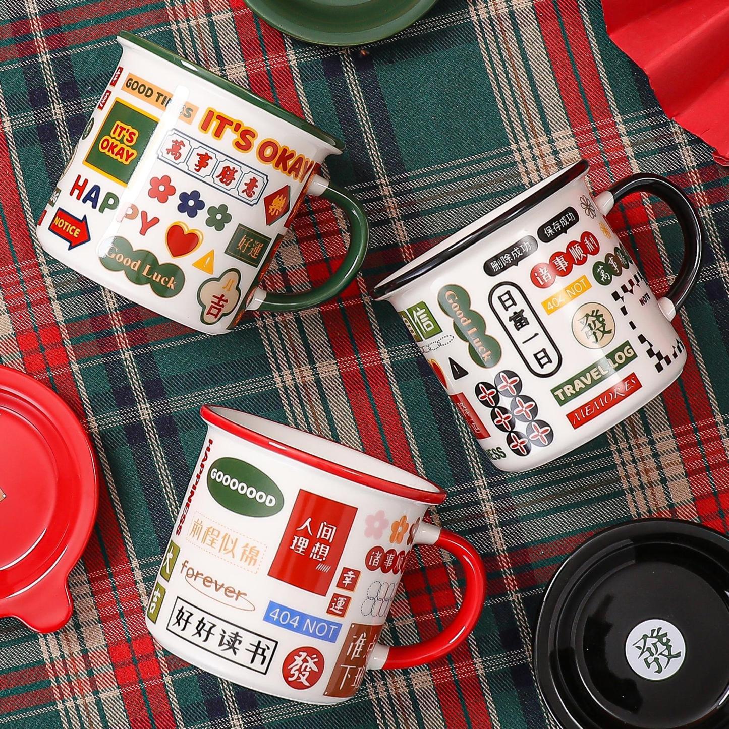 15Oz Ceramic Mugs Personalized Customs Mugs China Cup