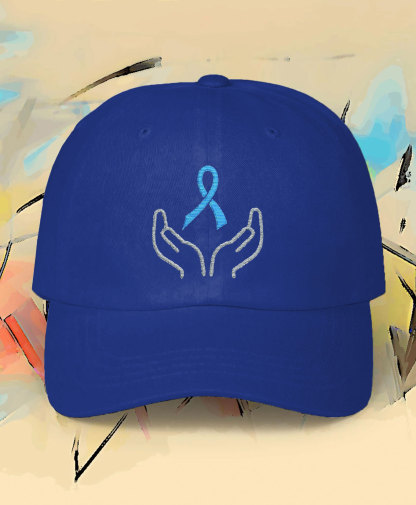 Prostate cancer blue ribbon neutral hats