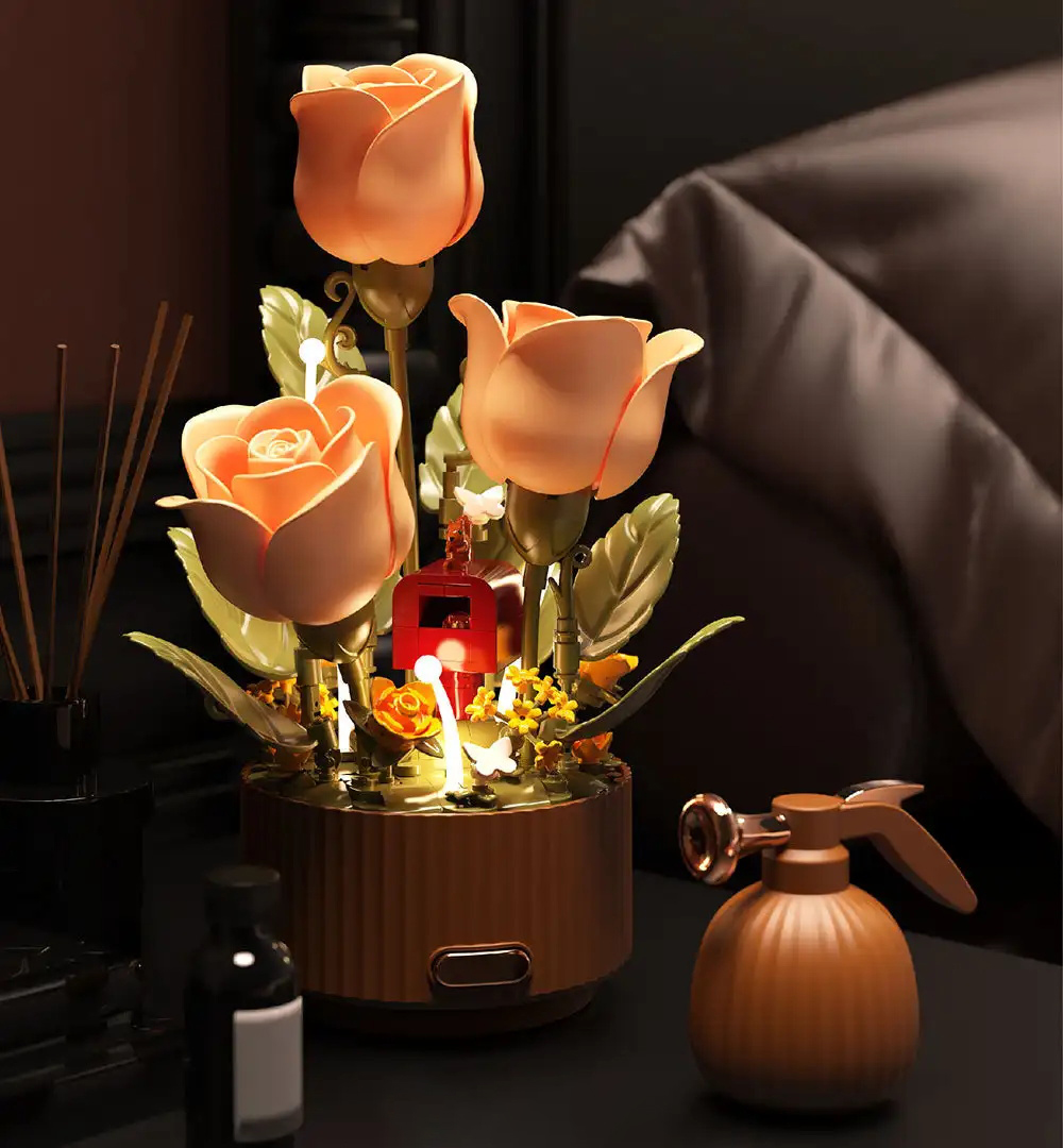 Assembleable Magic Blooming Flower Motion Bouquet