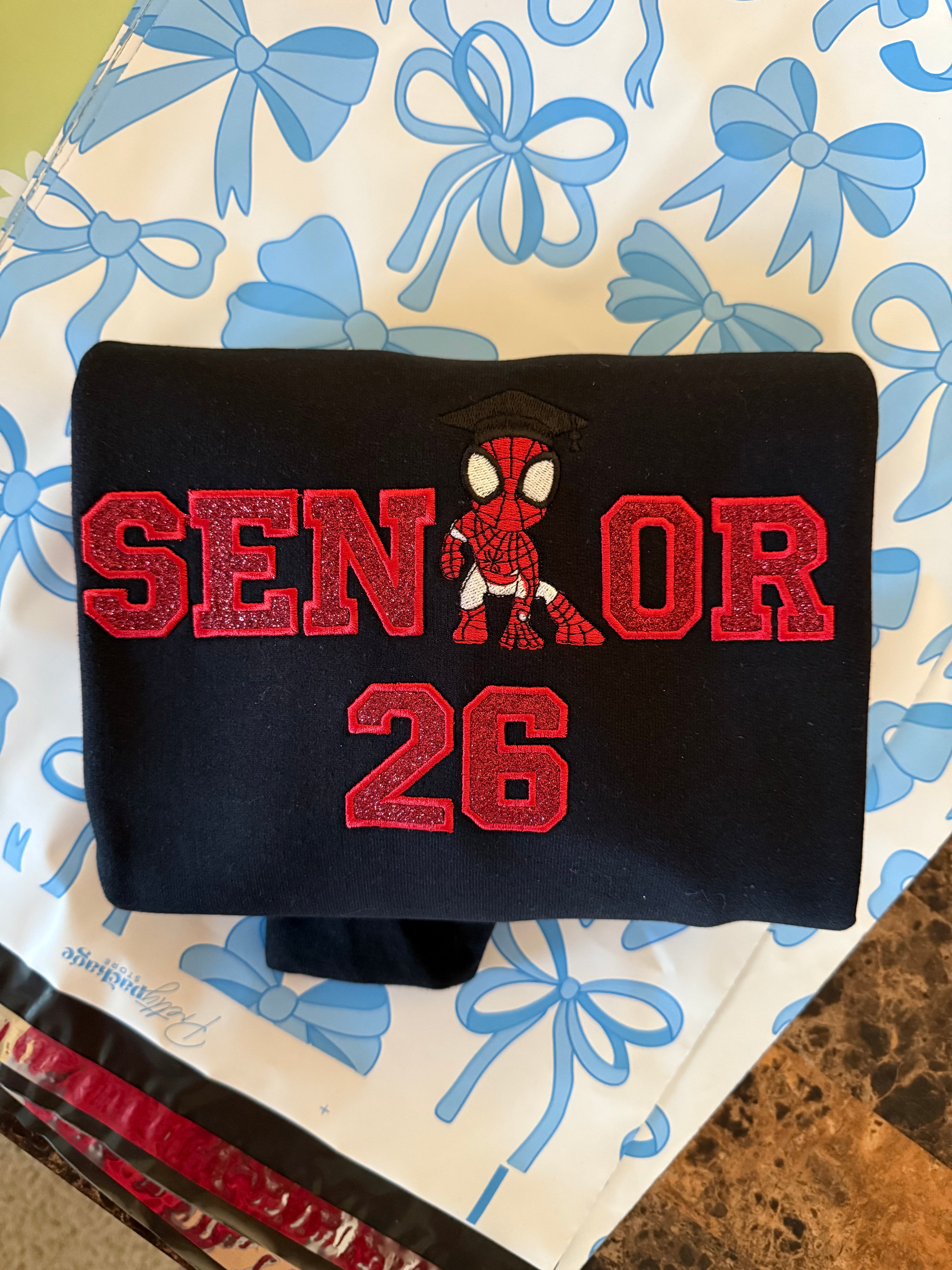 Senior Spider Sweatshirt