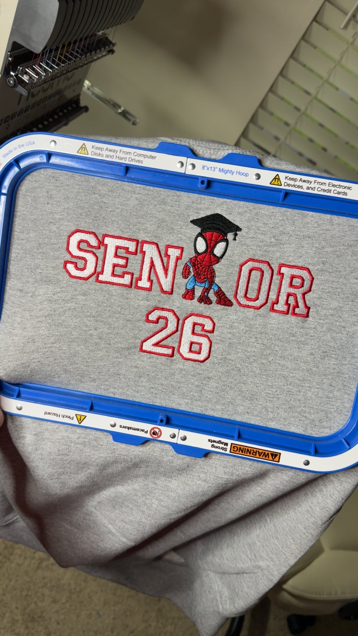 Senior Spider Sweatshirt