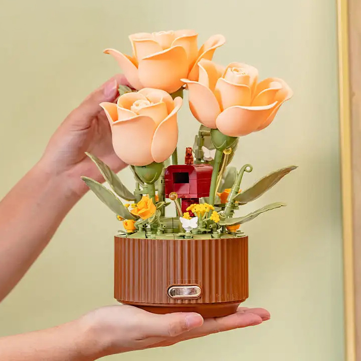 Assembleable Magic Blooming Flower Motion Bouquet