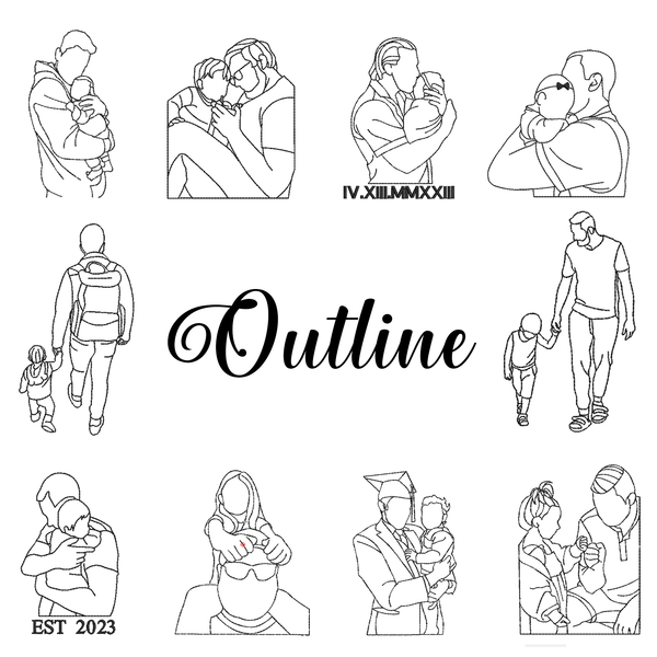 🔥Hot Sale🔥Custom DAD Embroidered Photo Sweatshirt - Gift to Father