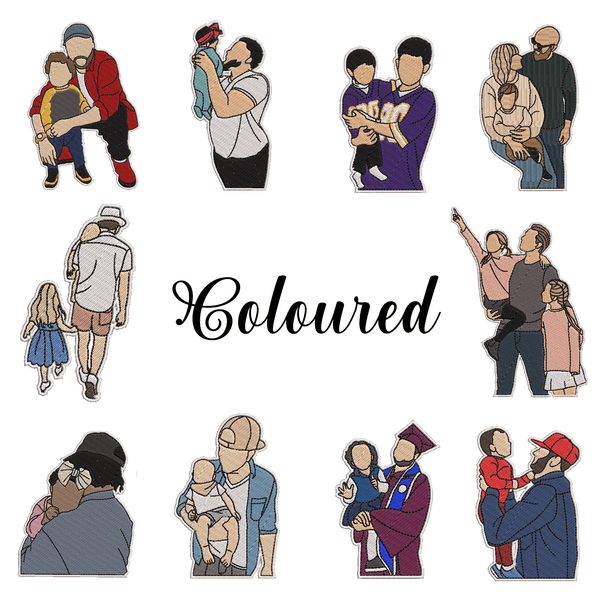 🔥Hot Sale🔥Custom DAD Embroidered Photo Sweatshirt - Gift to Father