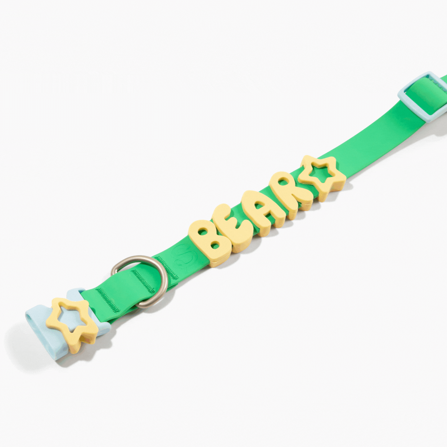 Silicone Dog Charms | Letters & Symbols for Personalized Dog Collars and Leashes - Butter Yellow