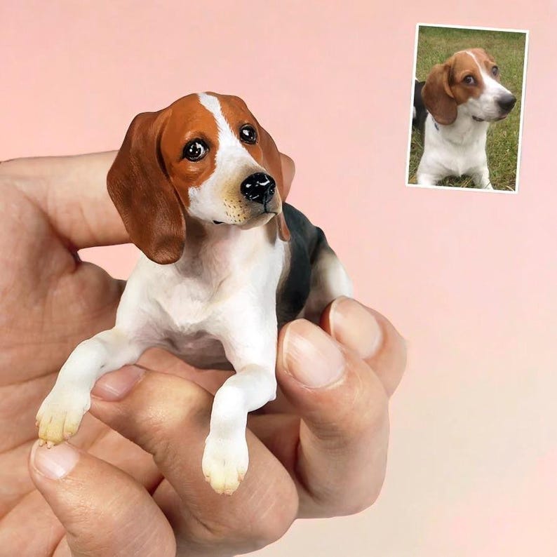 Custom Full-body Pet Figurines for Cats & Dogs