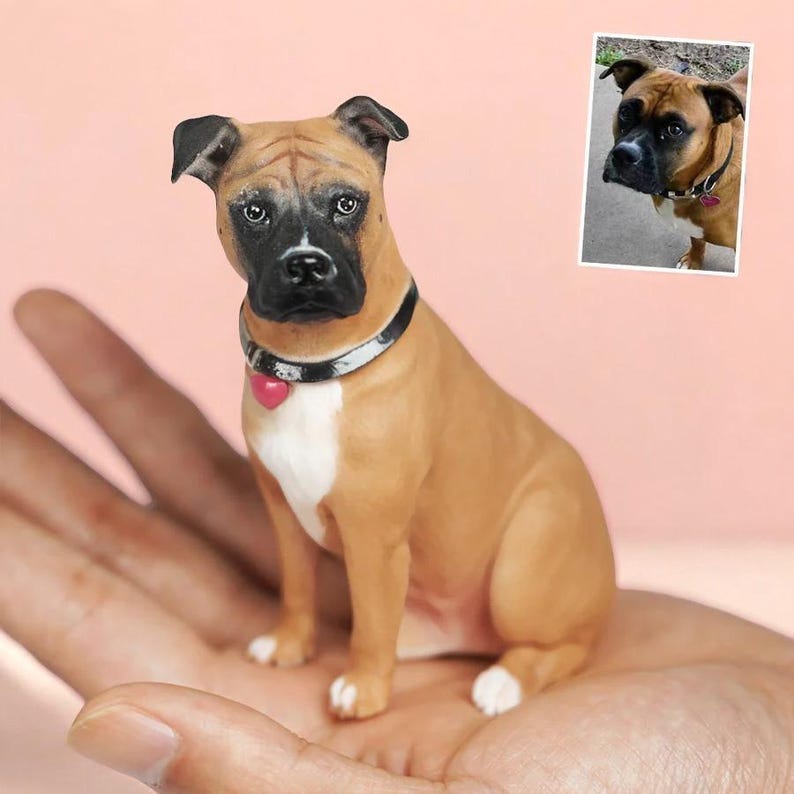 Custom Full-body Pet Figurines for Cats & Dogs