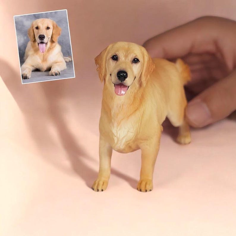 Custom Full-body Pet Figurines for Cats & Dogs