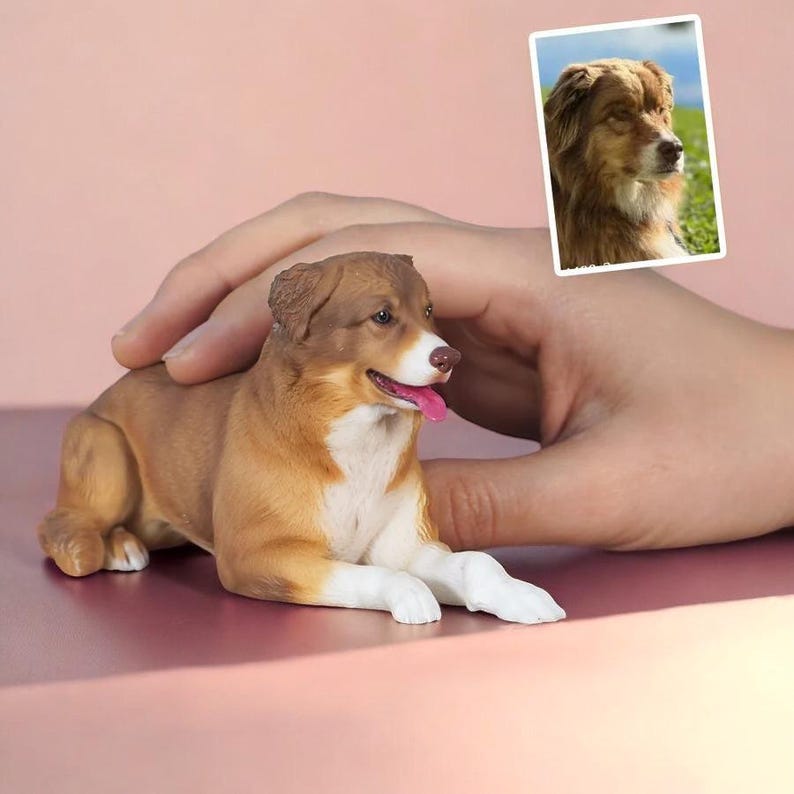 Custom Full-body Pet Figurines for Cats & Dogs