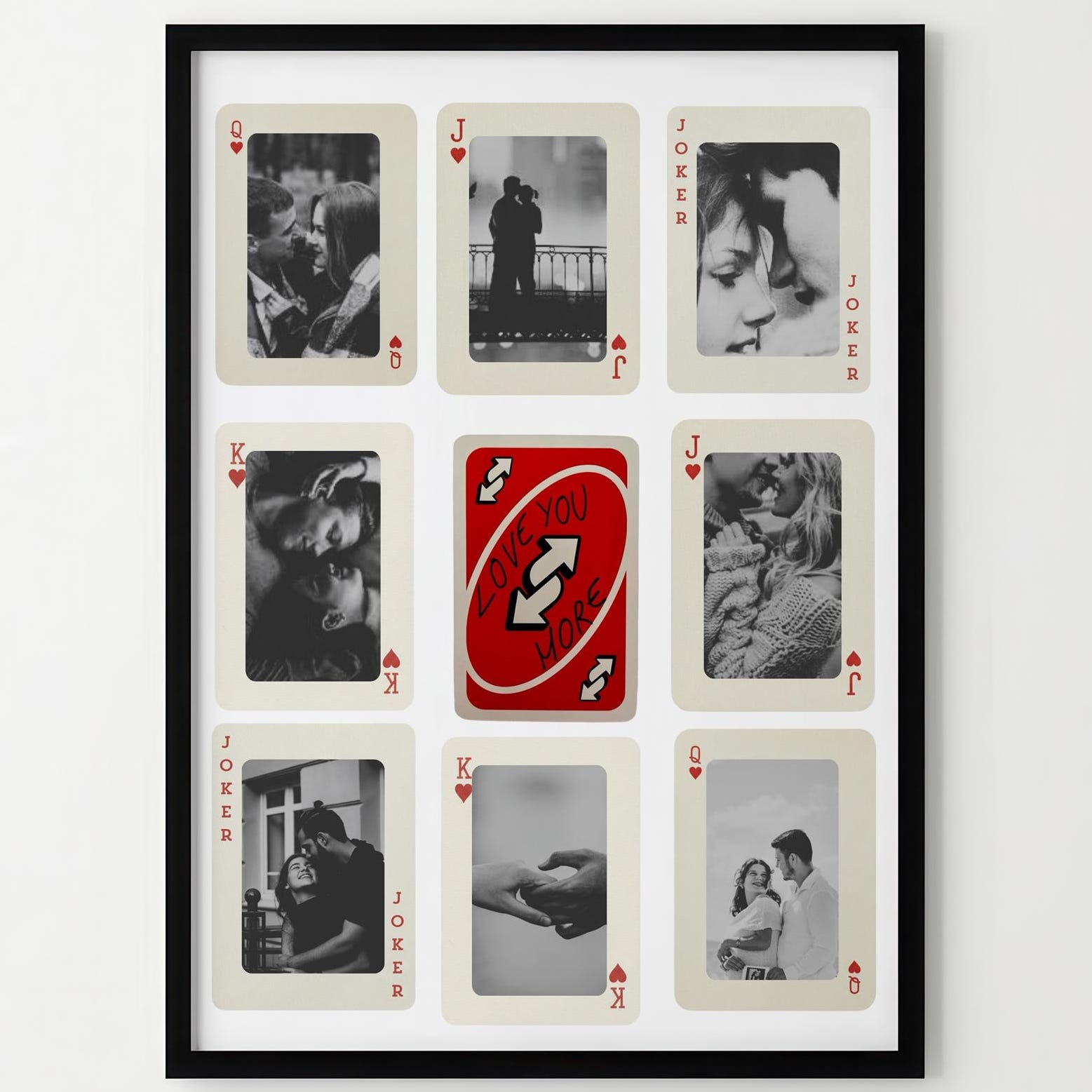 Custom Photo Playing Cards Frame Art Gift