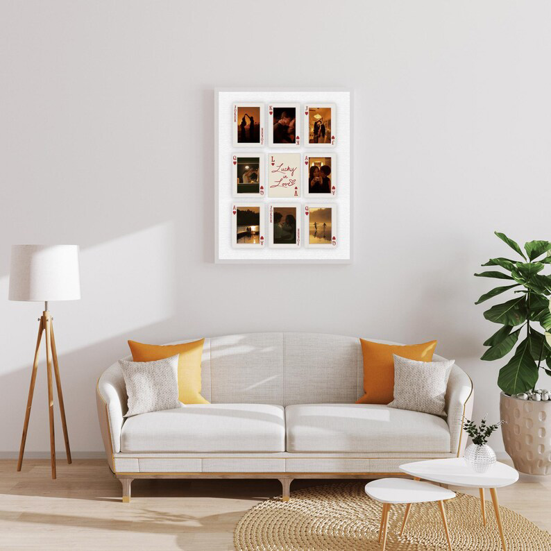 Custom Photo Playing Cards Frame Art Gift