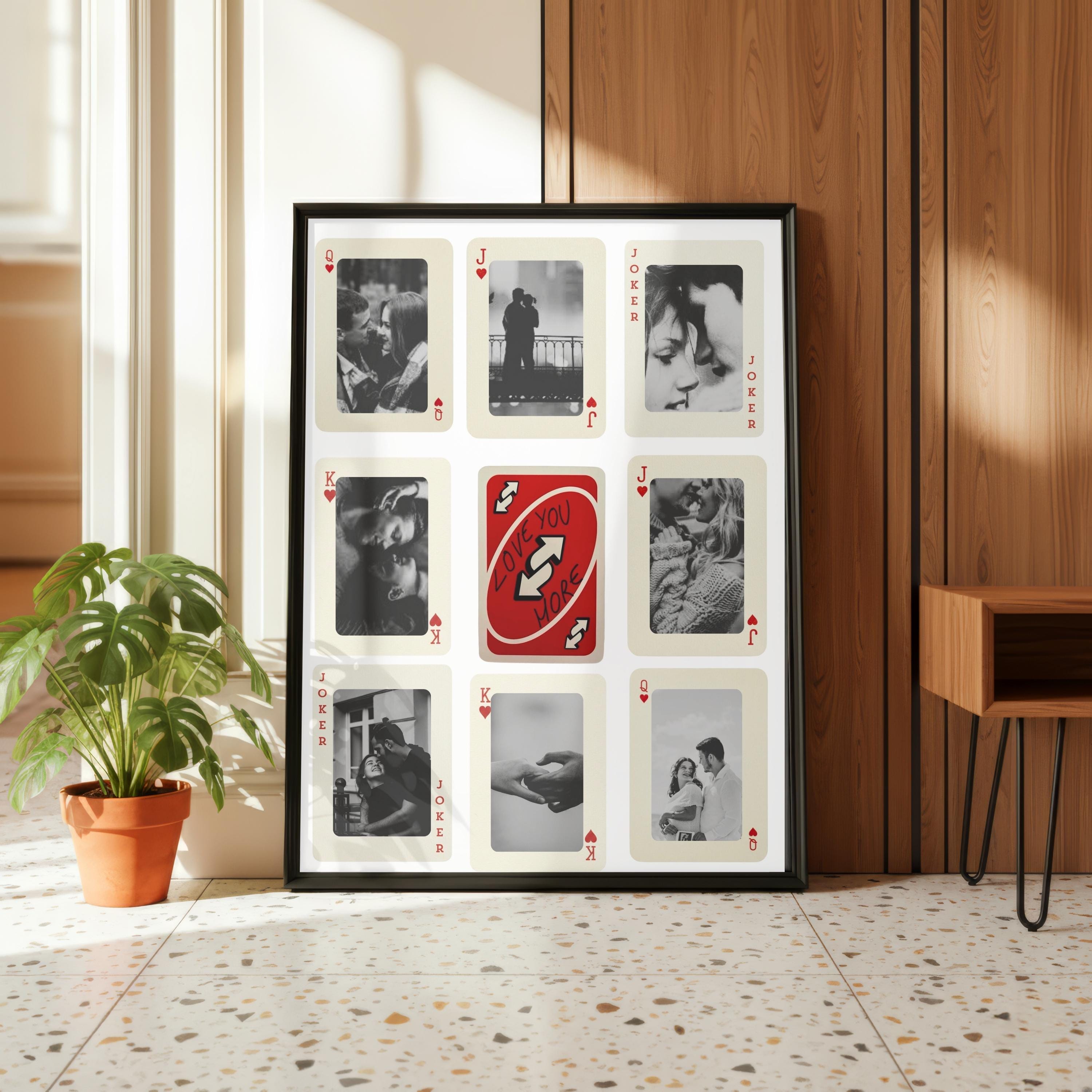 Custom Photo Playing Cards Frame Art Gift