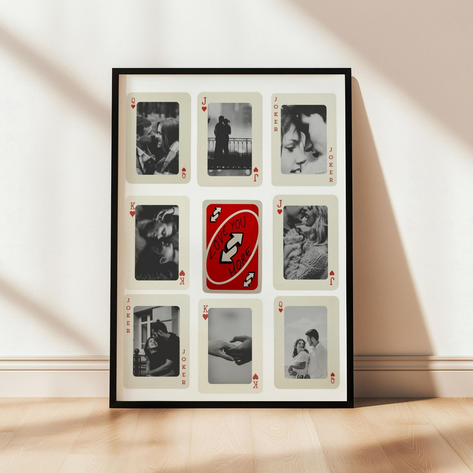 Custom Photo Playing Cards Frame Art Gift