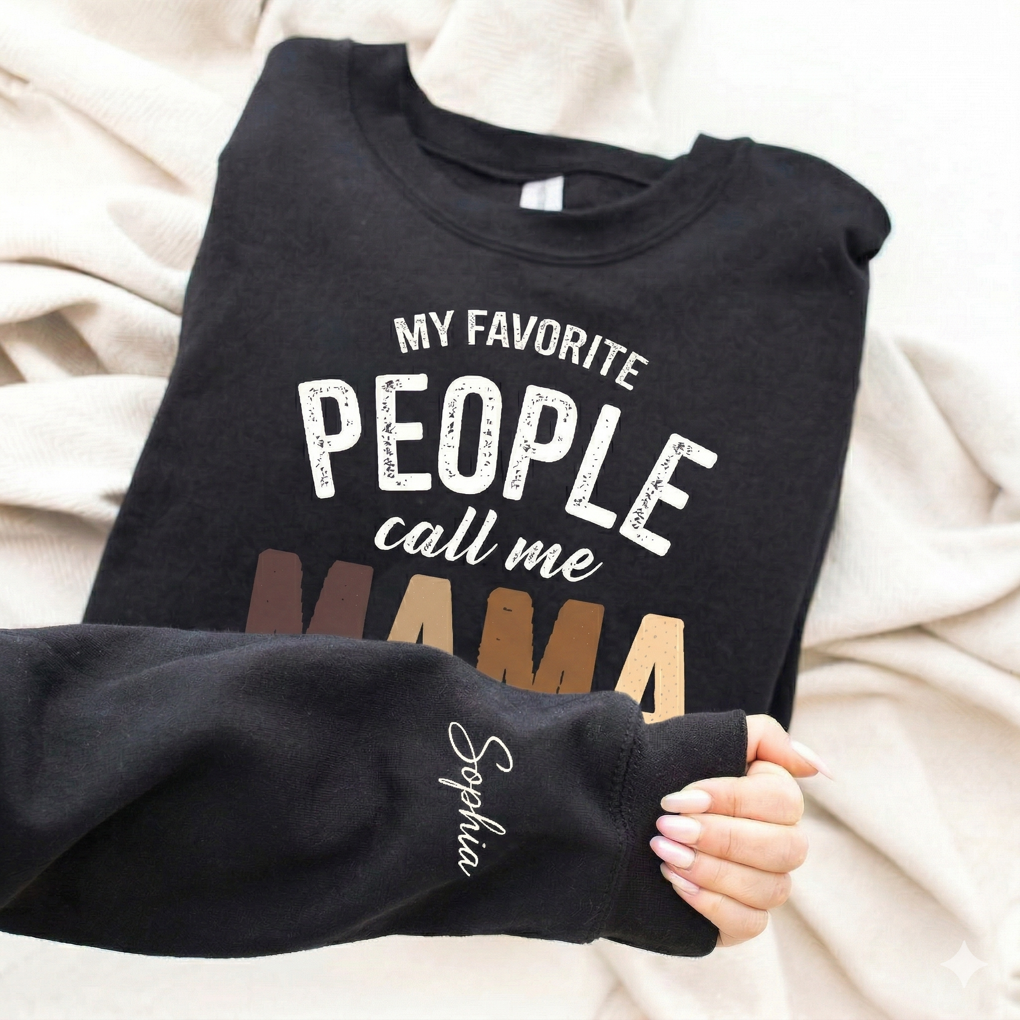 Personalized My Favorite People Call Me Mom Sweatshirt