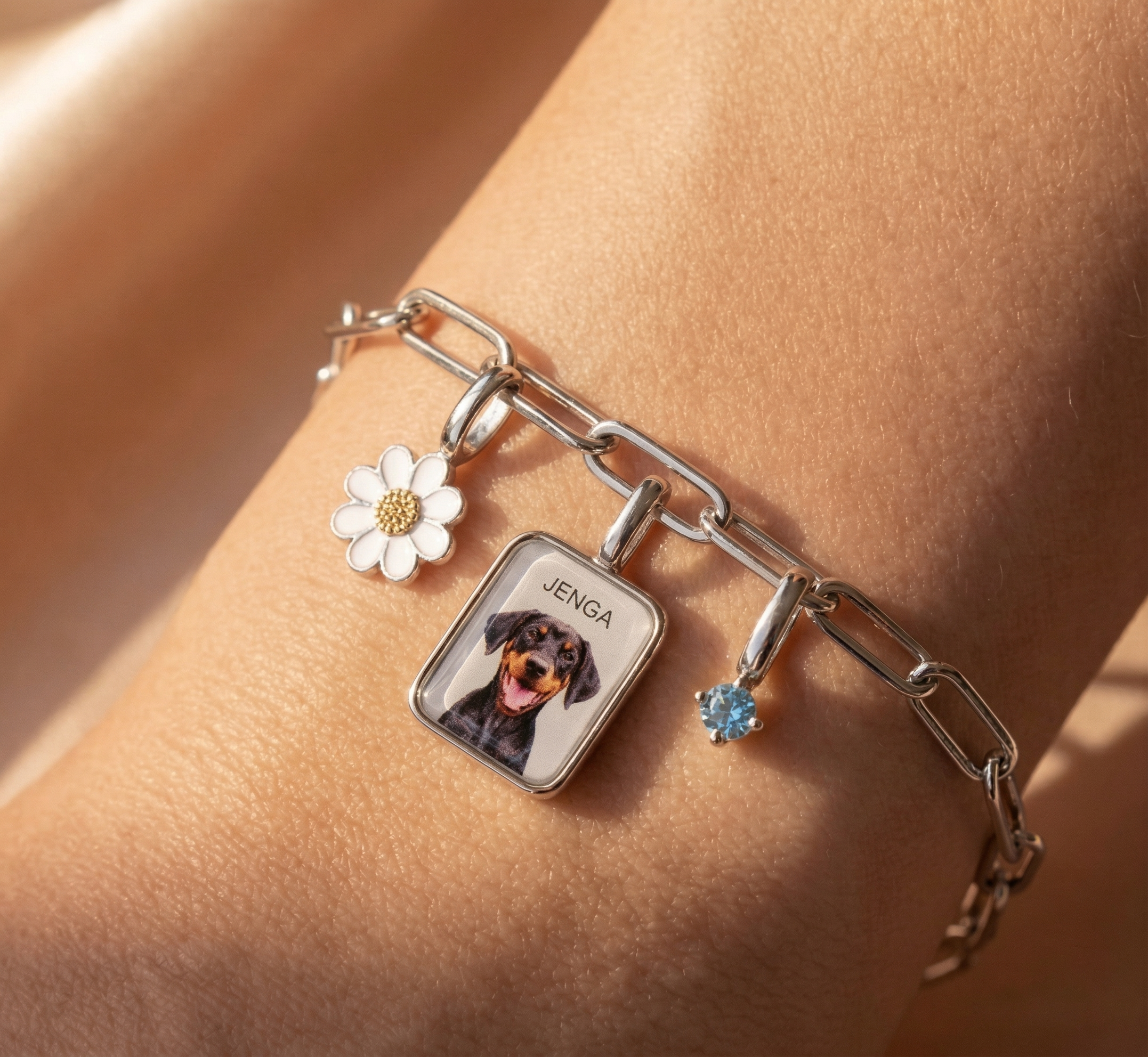 Personalized Pet Portrait Charm