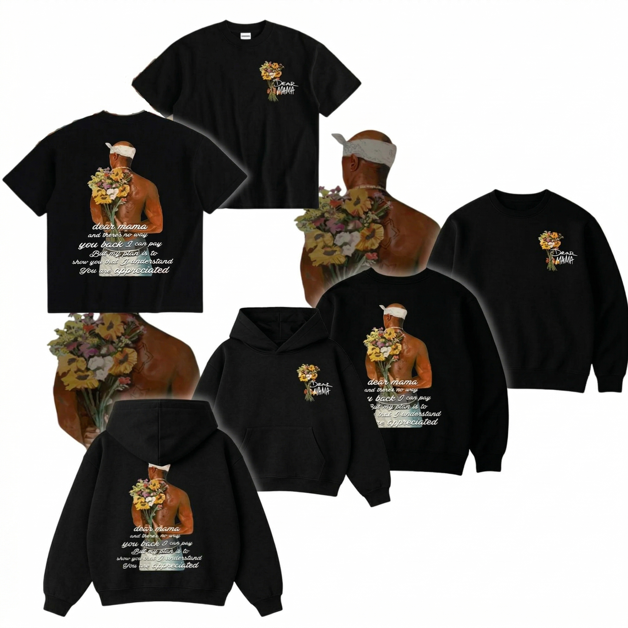 Signature Dear Mama Tupac Shirt – 2Pac You Are Appreciated Quote Hoodie & Hip-Hop Tribute Sweatshirt