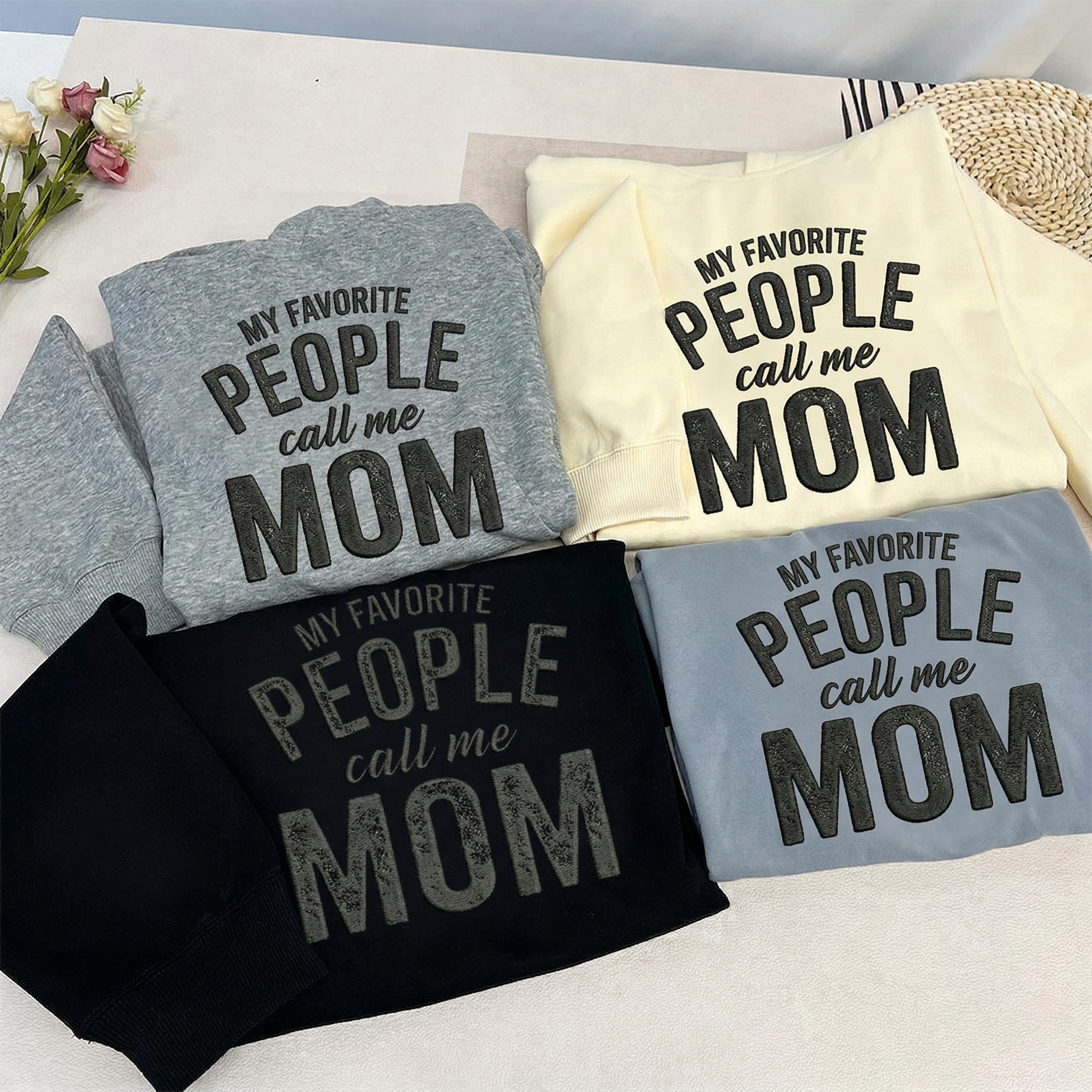 Personalized My Favorite People Call Me Mom Sweatshirt