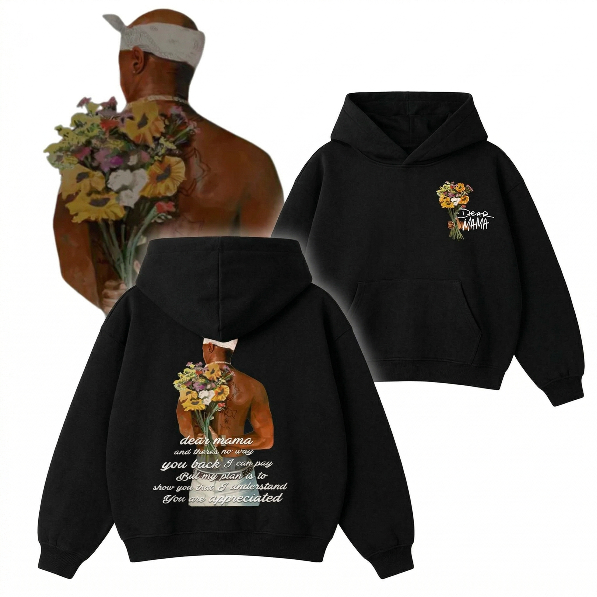 Signature Dear Mama Tupac Shirt – 2Pac You Are Appreciated Quote Hoodie & Hip-Hop Tribute Sweatshirt