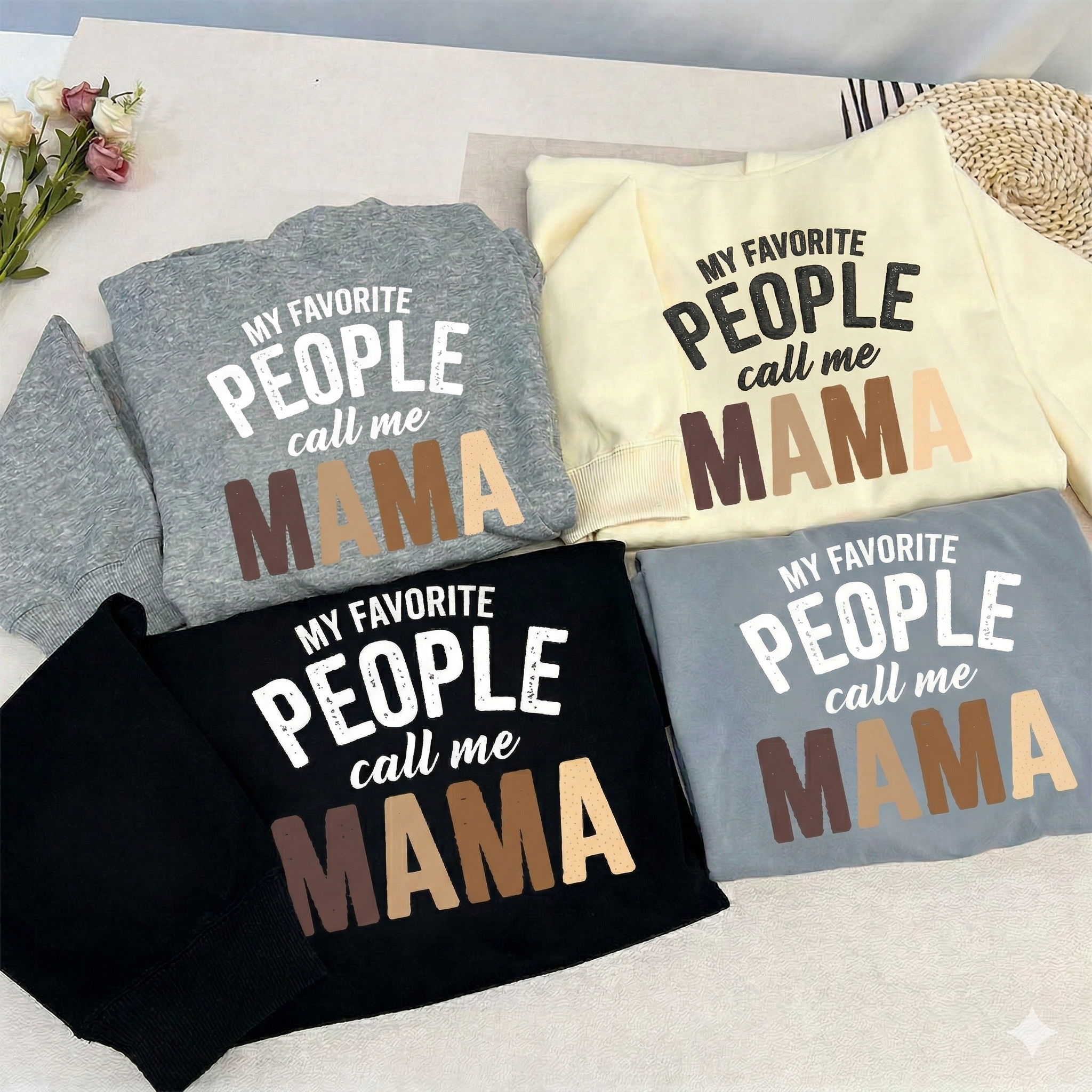 Personalized My Favorite People Call Me Mom Sweatshirt