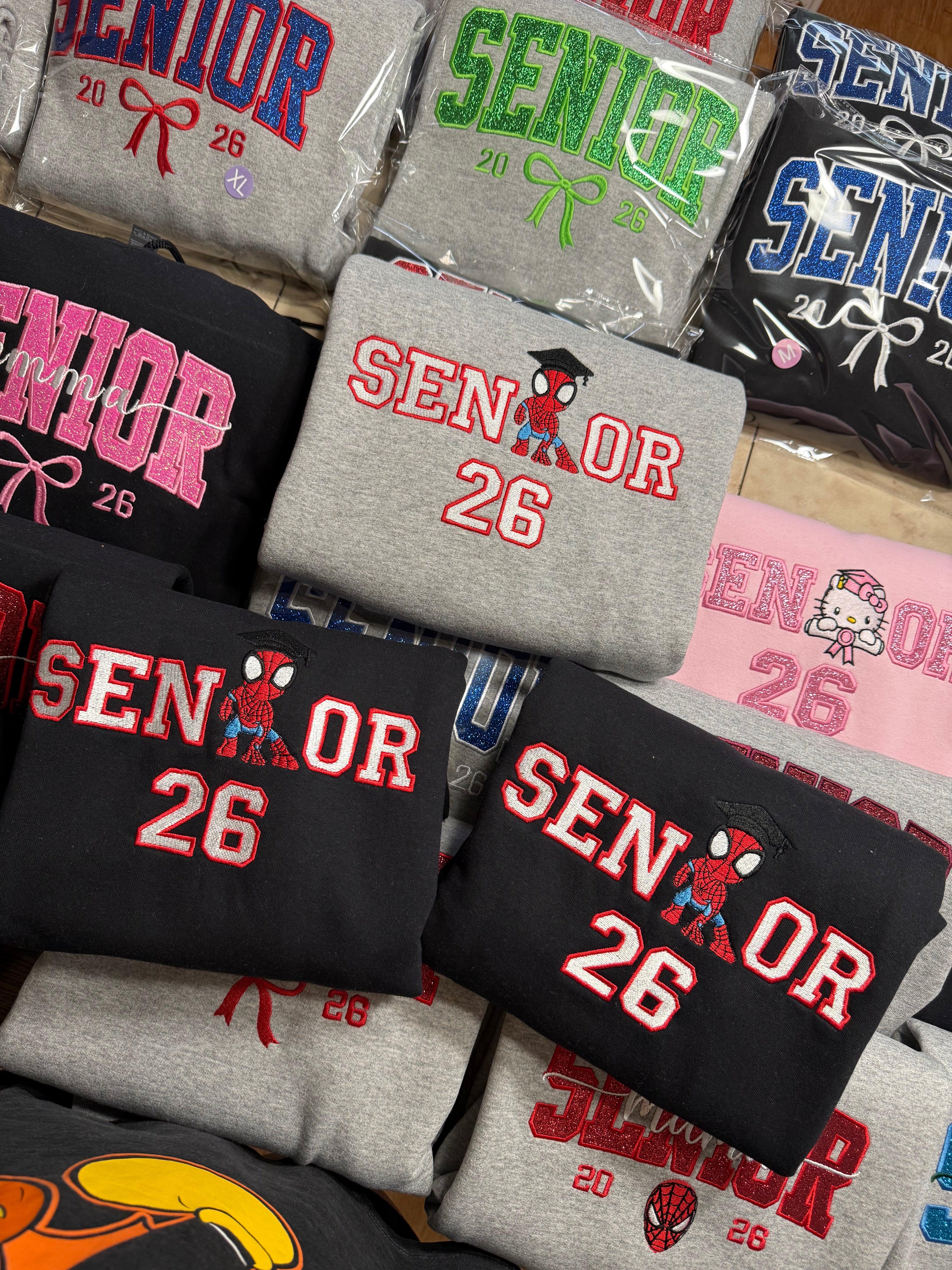 Senior Spider Sweatshirt