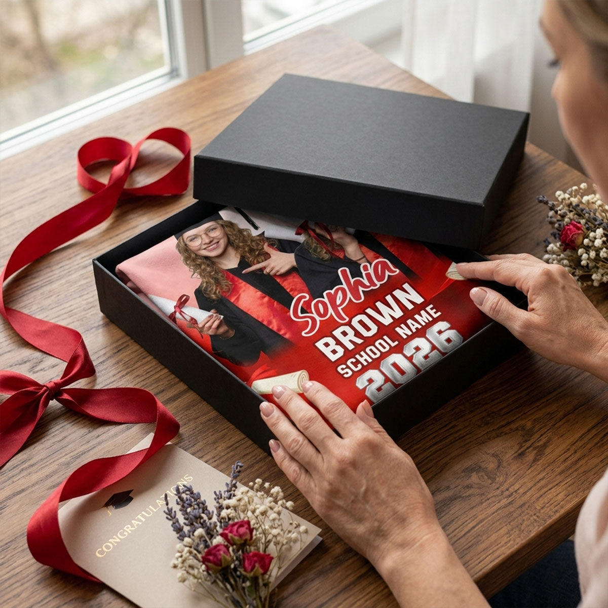 Class Of A 2026 2027 2028 2029 Graduate Custom Photo - Personalized Shirt - Family Matching Graduation Shirt, Graduation Party Gift, Senior Class of 2026