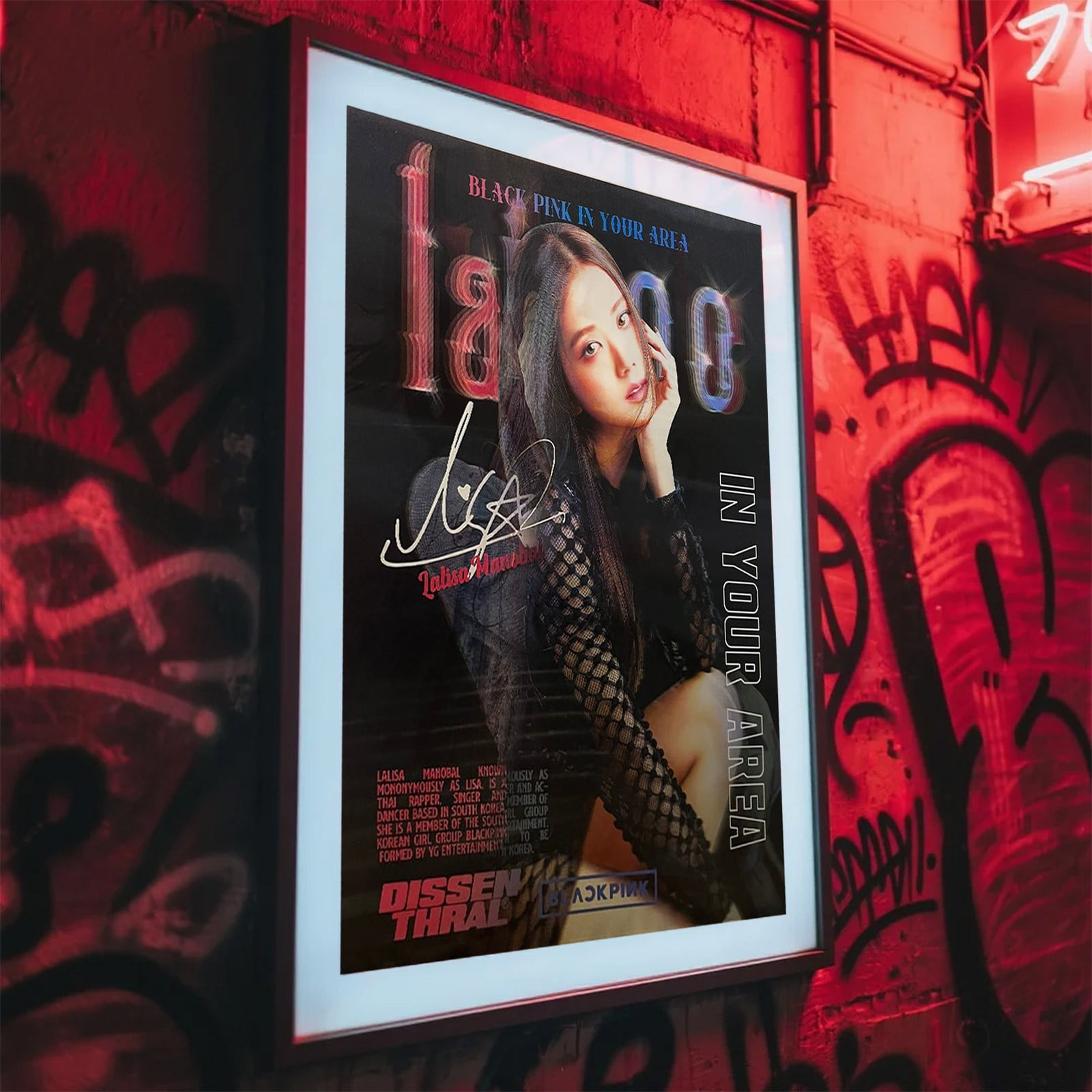 K-Pop Style 3D Lenticular Poster