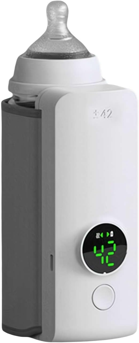 BYTEBAZAAR Tragbarer Flaschenwärmer für Reisen, kabelloser tragbarer Wasserwärmer, Reiseflaschenwärmer