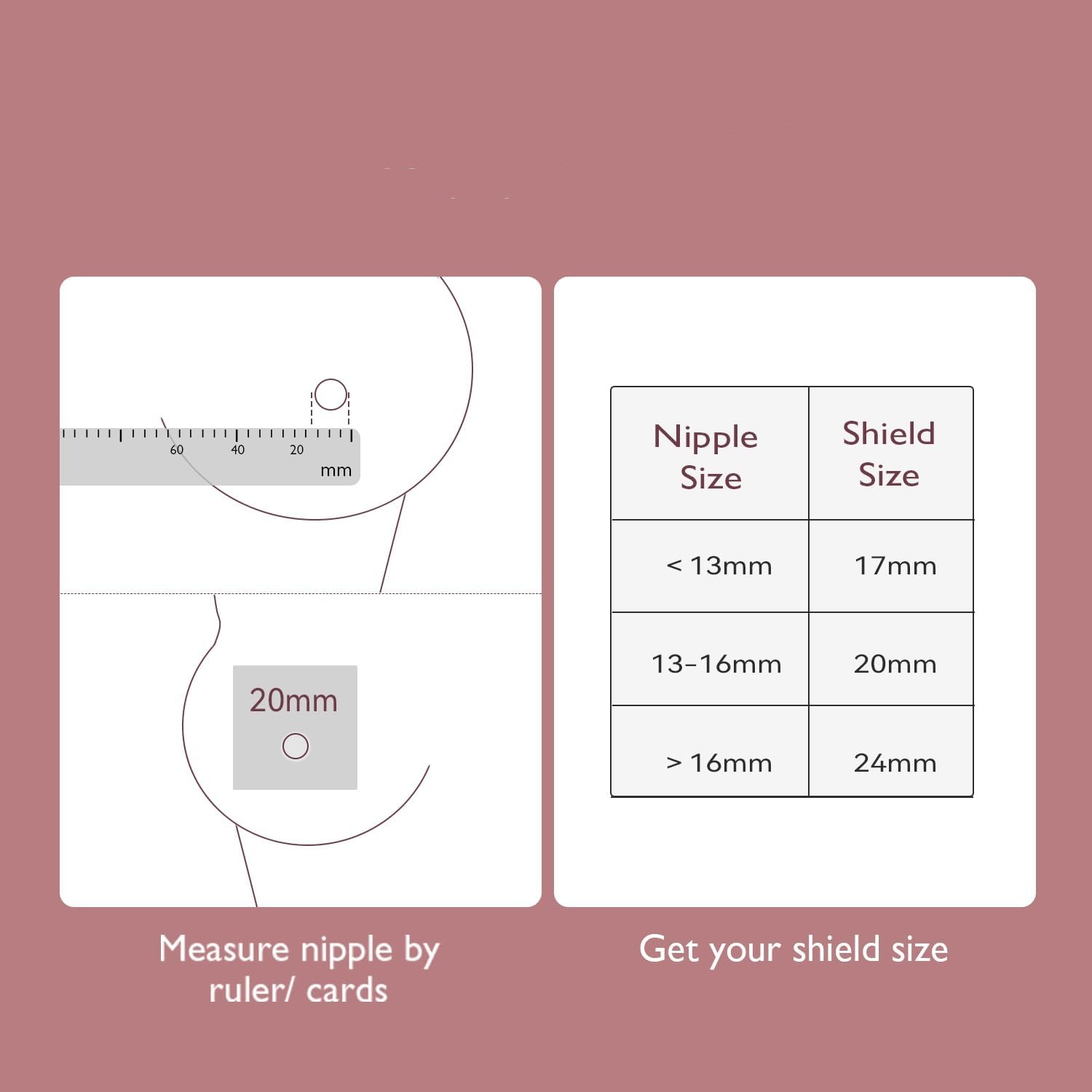 BYTEBAZAAR Contact Brusthütchen, 100% lebensmittelechtes Silikon bei Stillschwierigkeiten, ultradünn und superweich, BPA-frei, inklusive Tragetasche (17 mm)
