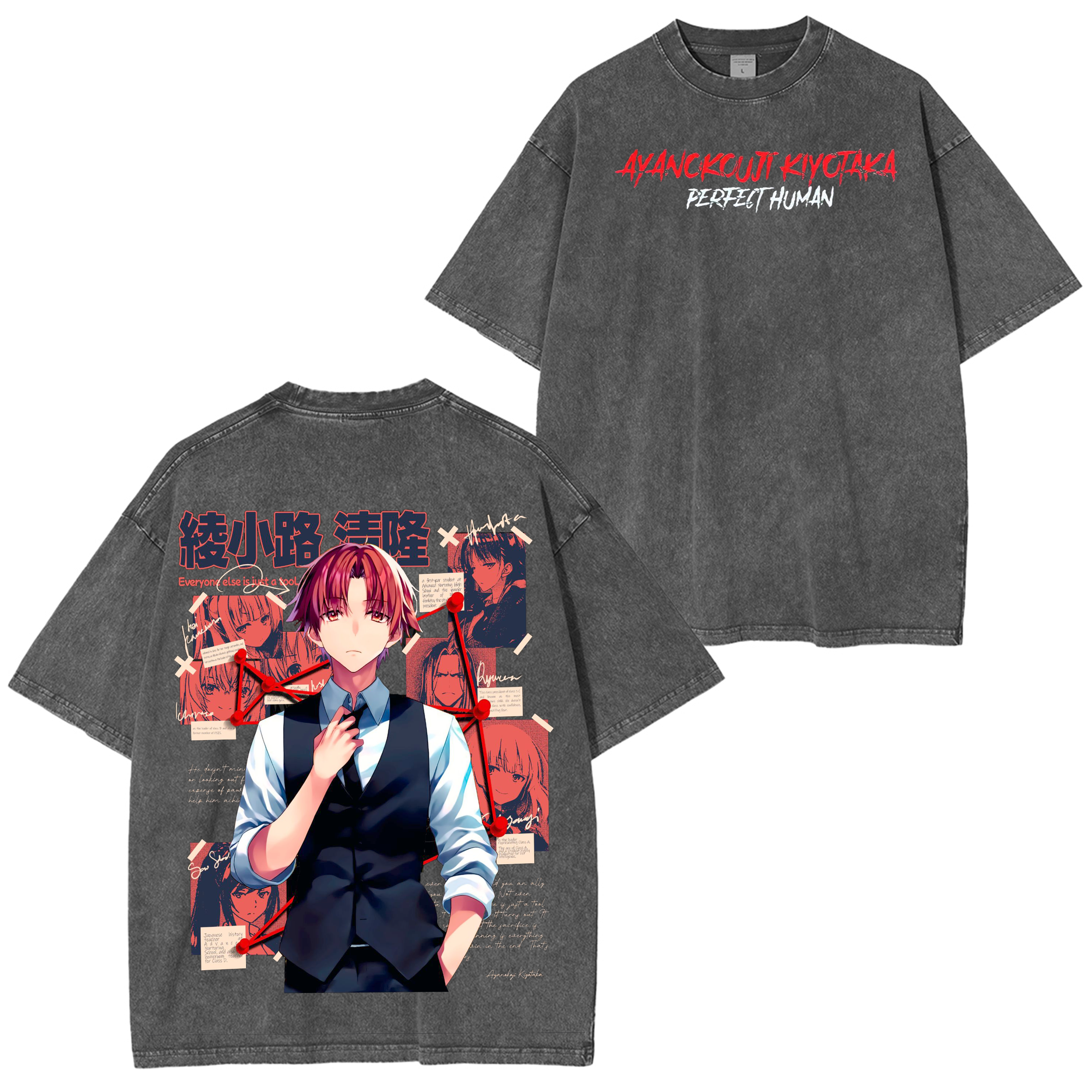 Kiyotaka Ayanokoji,Classroom of the Elite Anime Oversized T-shirt/Crewneck/Hoodie