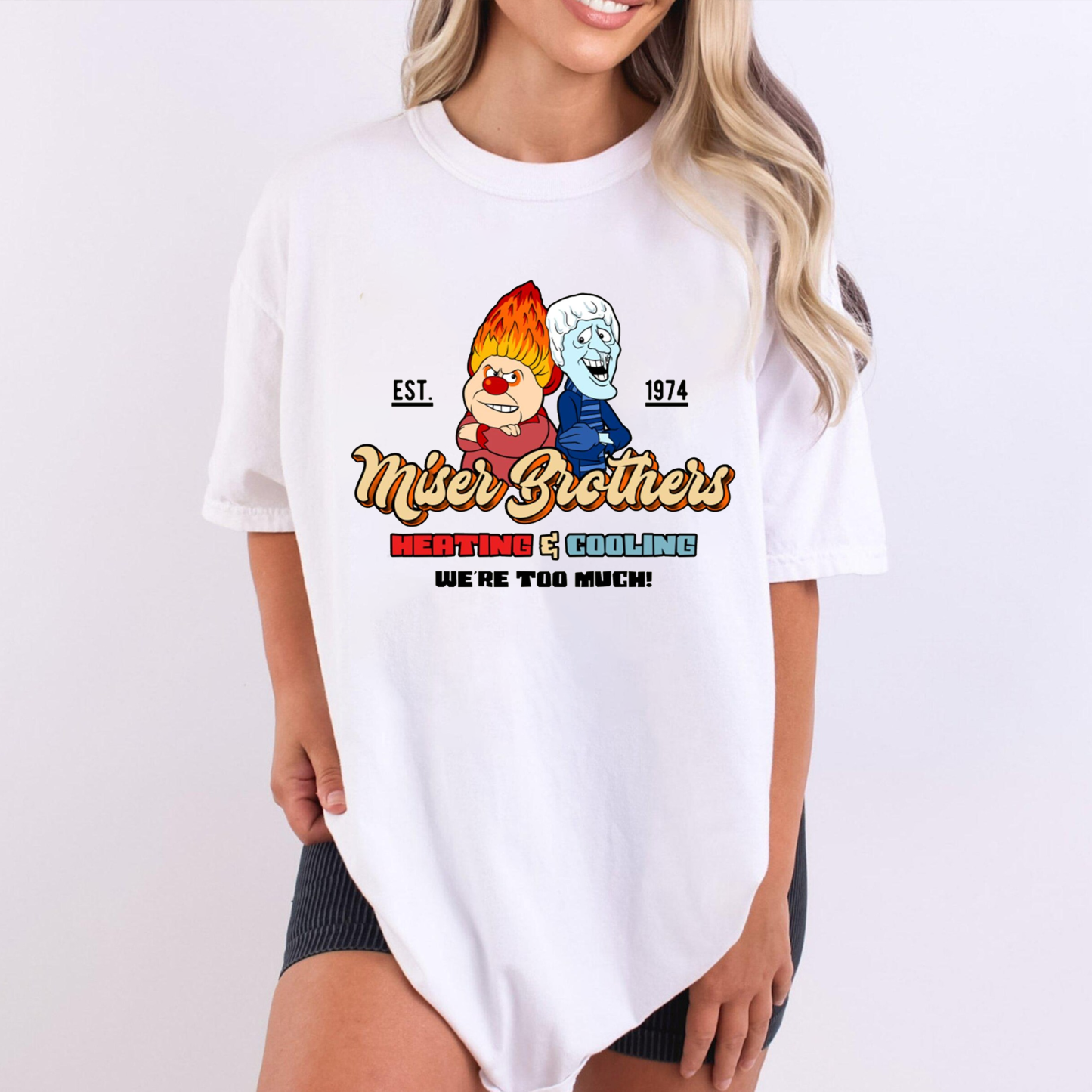 Miser Brothers Heating Cooling, Christmas  Unisex Shirt/Crewneck/Hoodie