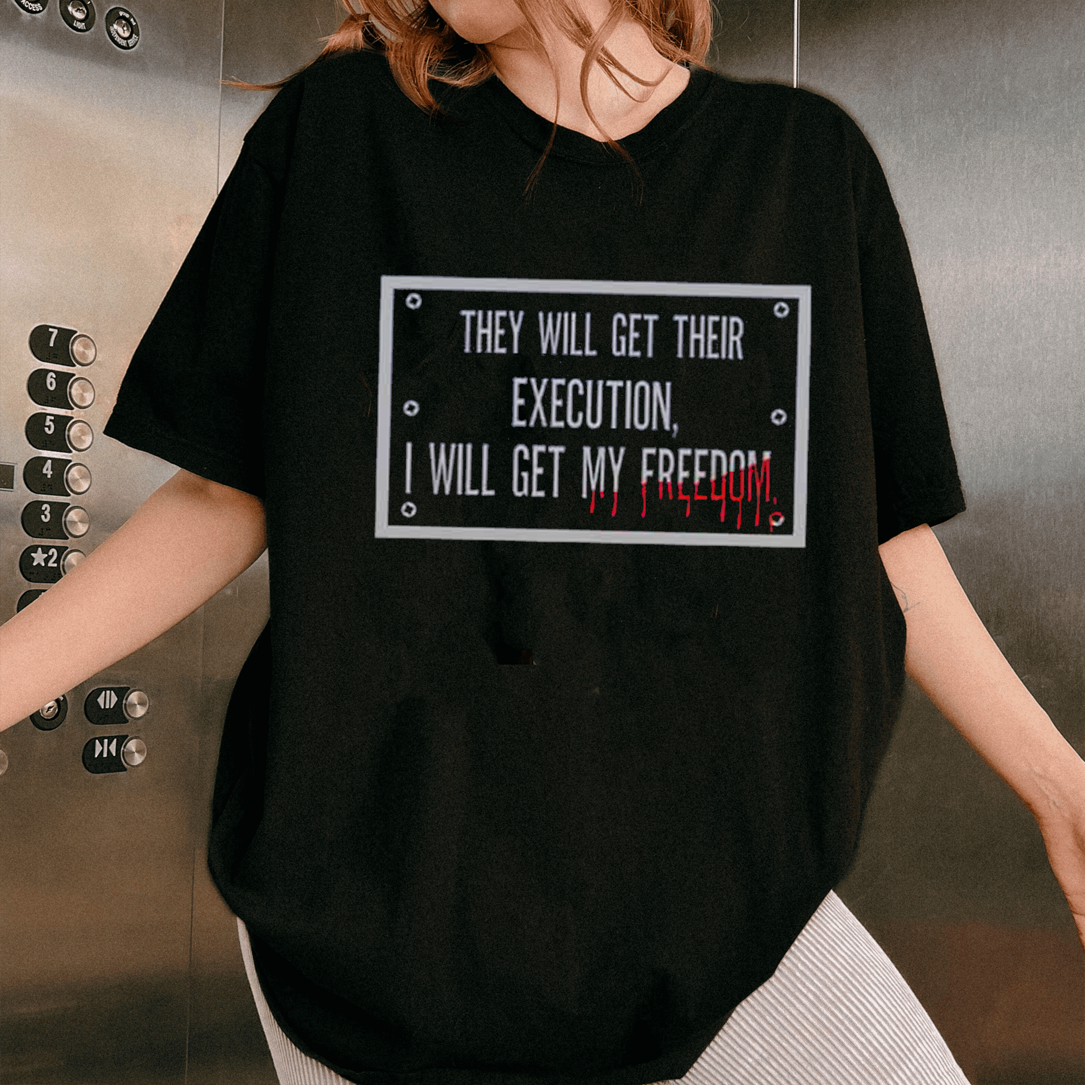 THEY WILL GET THEIR EXECUTION, I WILL GET MY FREEDOM,Iron Lung Unisex T-shirt/Crewneck/Hoodie