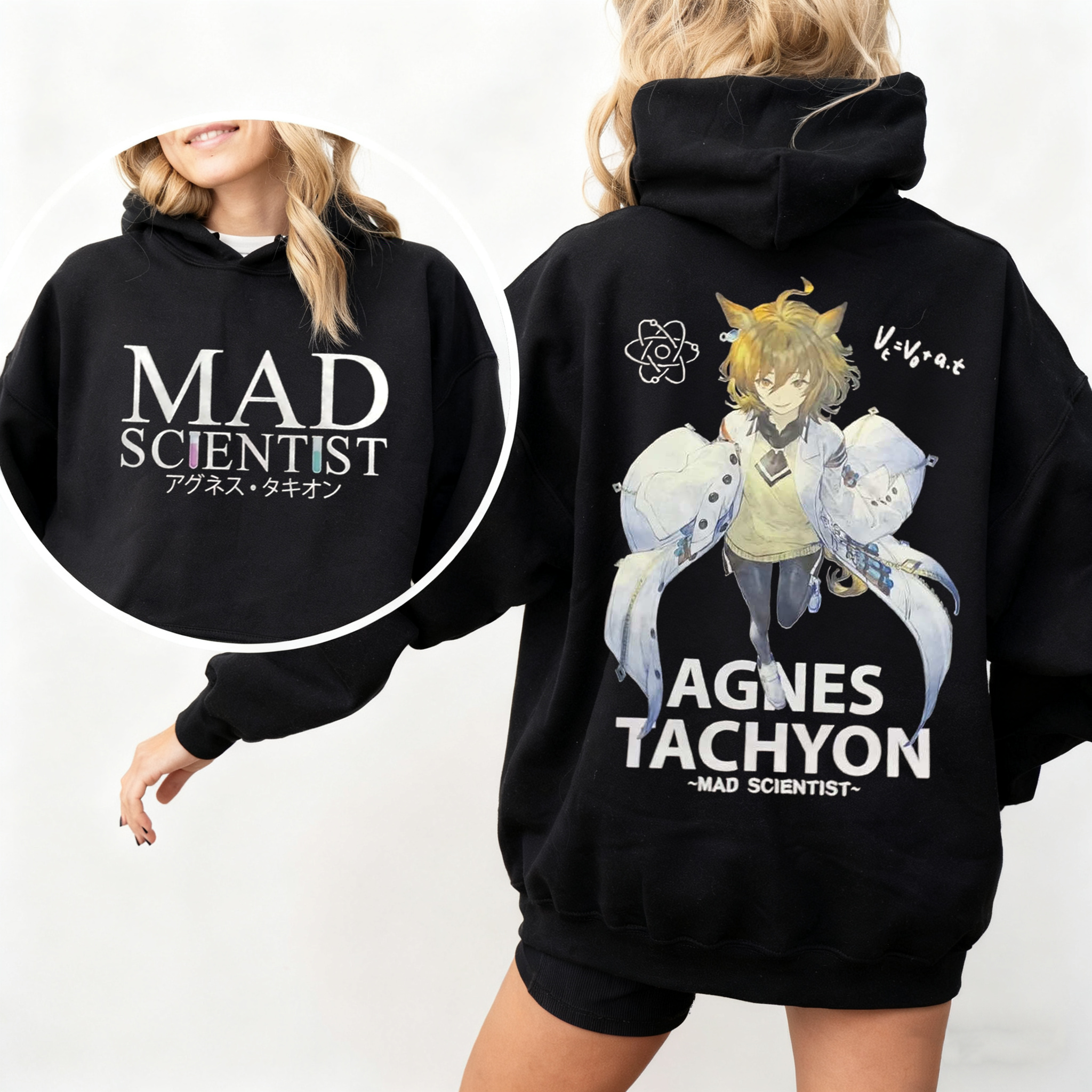 Agnes Tachyon energy on a clean anime graphic Unisex T-shirt/Crewneck/Hoodie