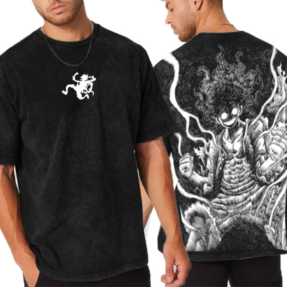 One Piece Unisex Washed T-Shirt