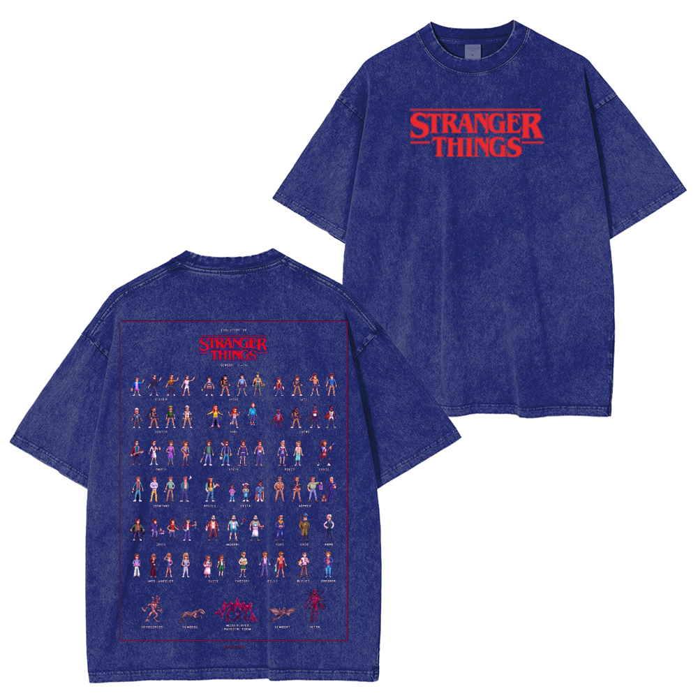 Stranger Things Vintage Unisex Washed T-Shirt