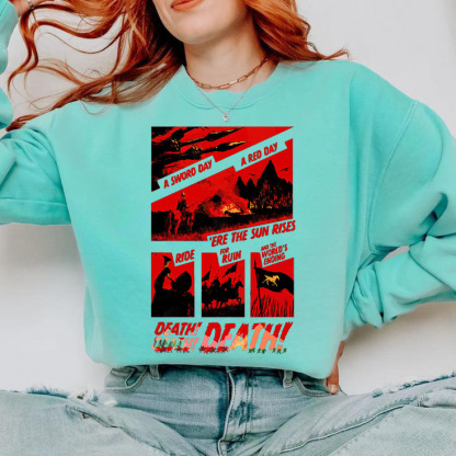 Lord of the Rings-Cycling Print Sweatshirt