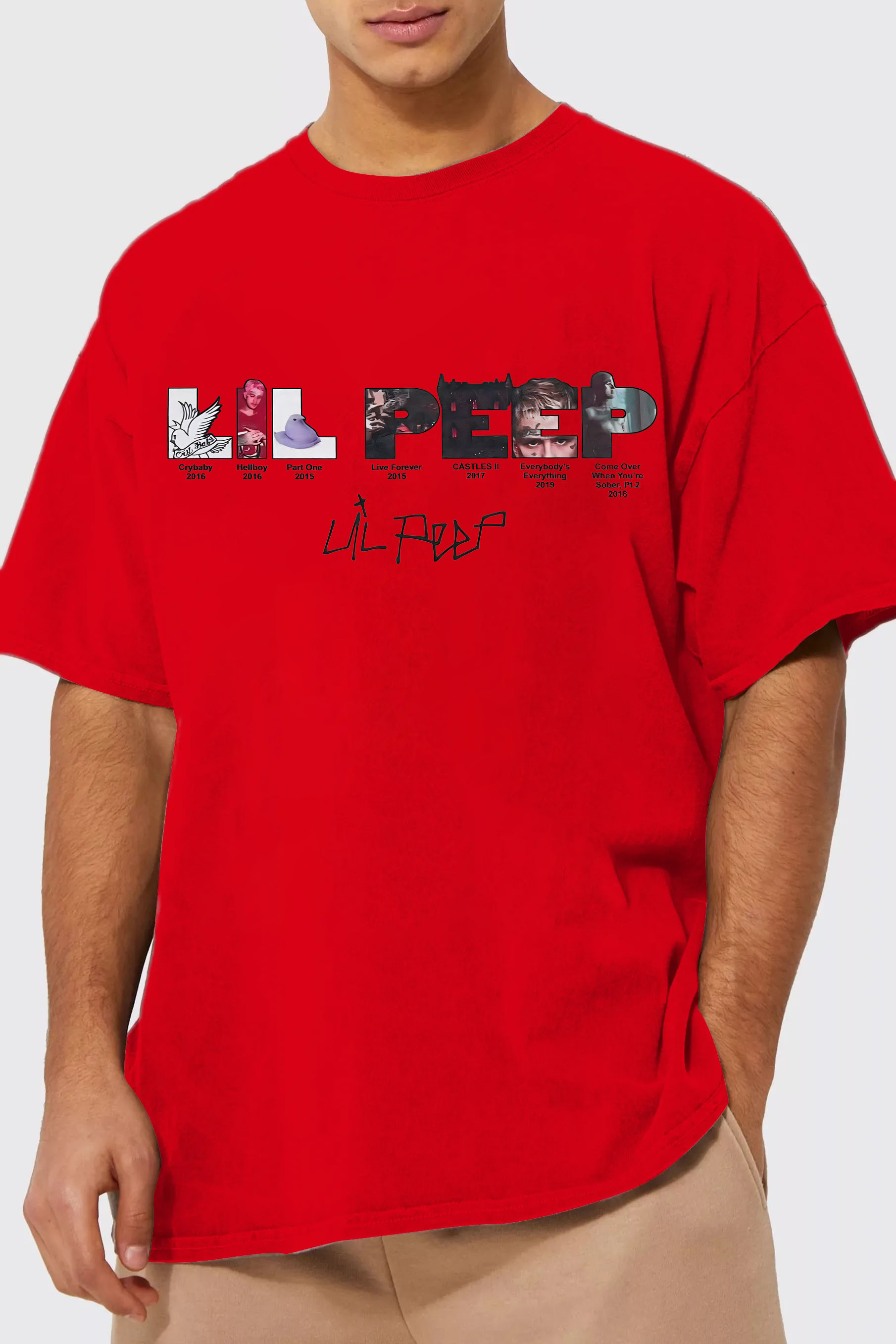 lilpeep short sleeve t-shirt