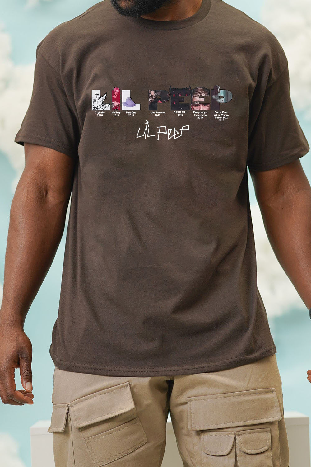 lilpeep short sleeve t-shirt