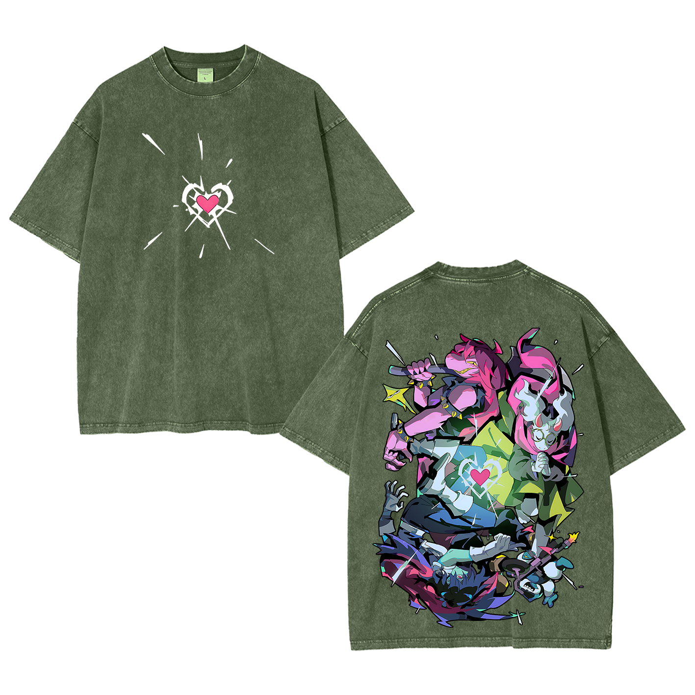 Deltarune Game Unisex Washed T-Shirt