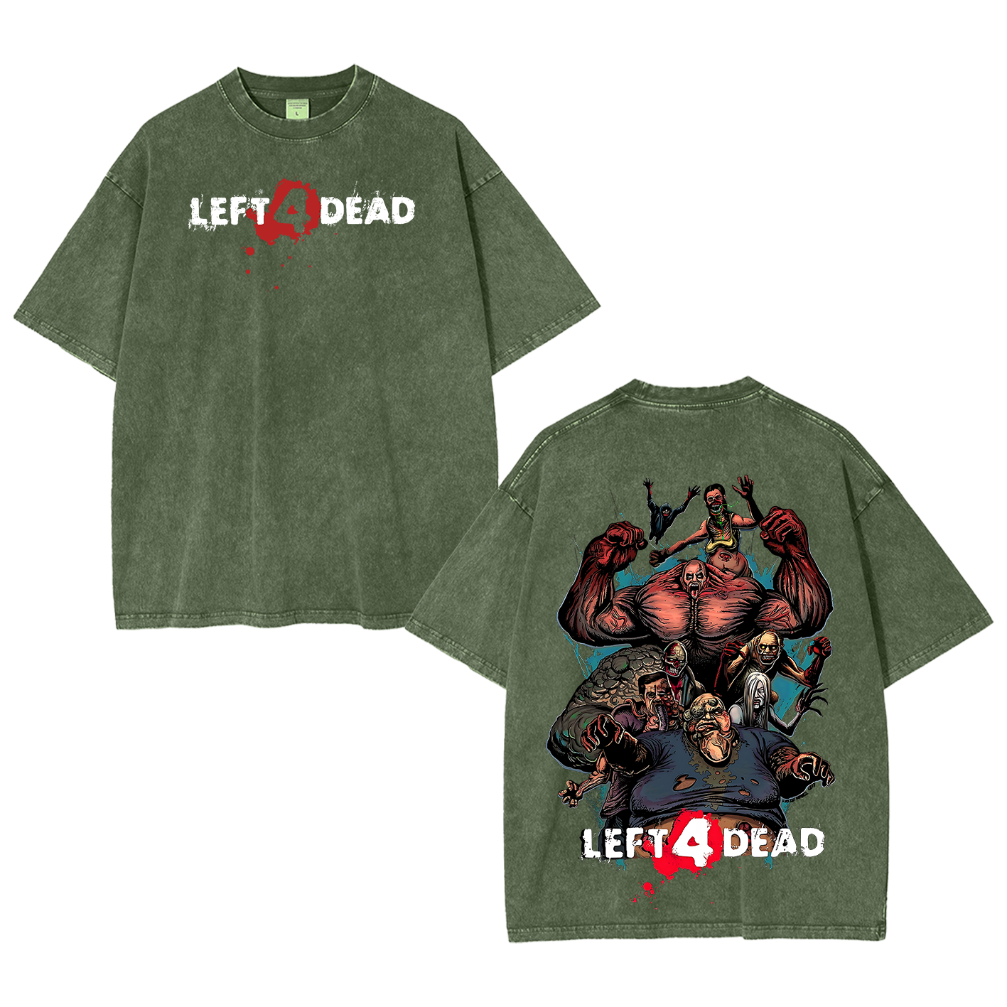 Left 4 Dead Survival Unisex Washed T-Shirt