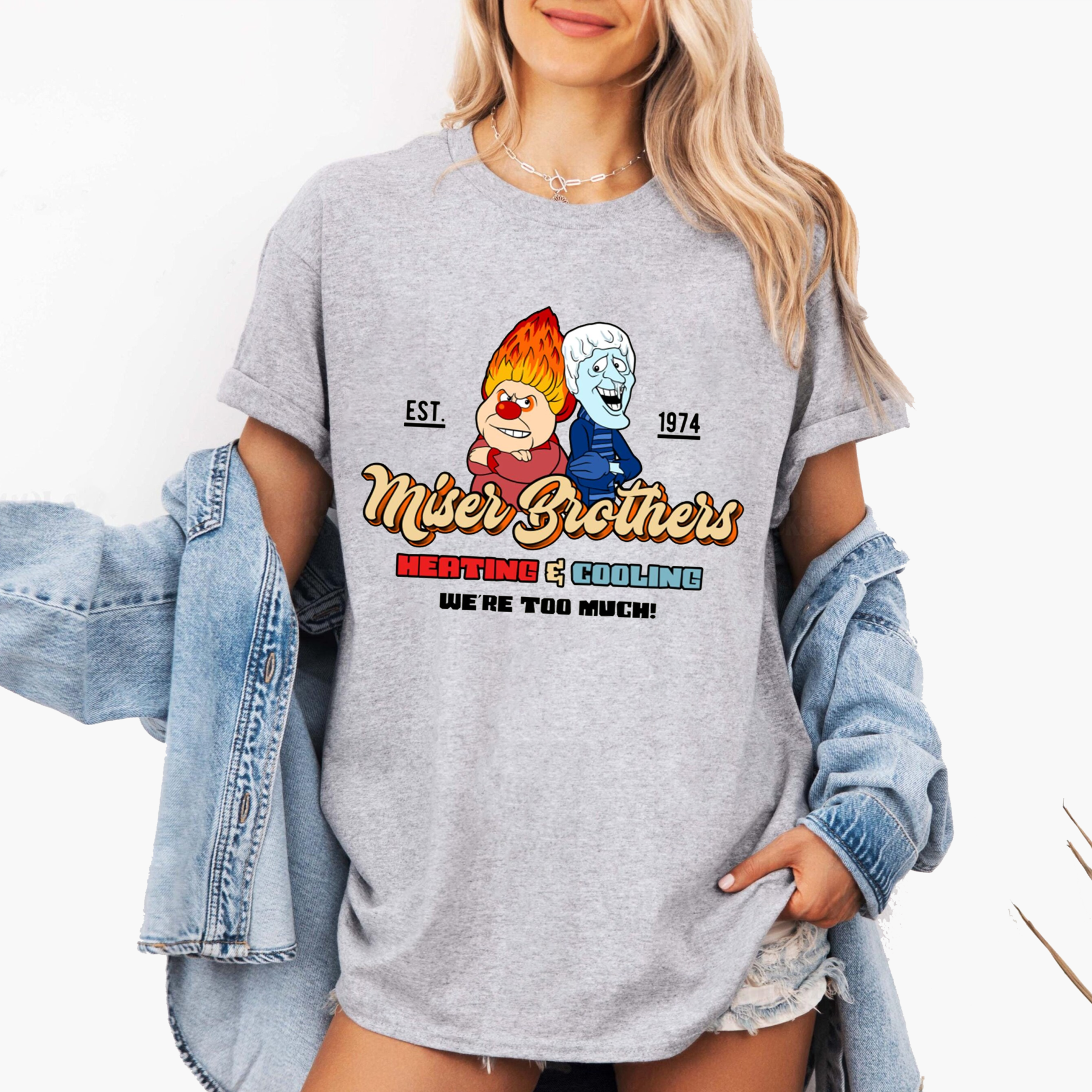Miser Brothers Heating Cooling, Christmas  Unisex Shirt/Crewneck/Hoodie