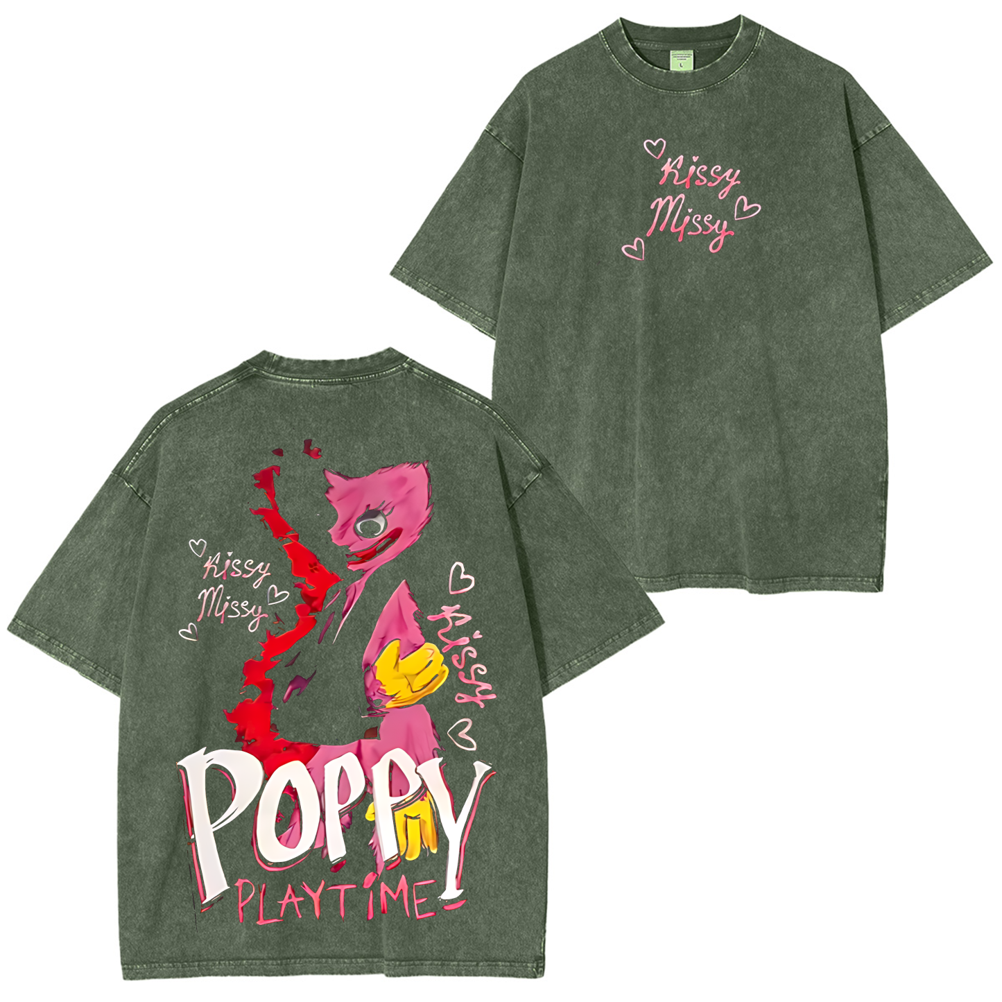 Kissy Missy,Poppy Playtime Game Oversized T-shirt/Crewneck/Hoodie