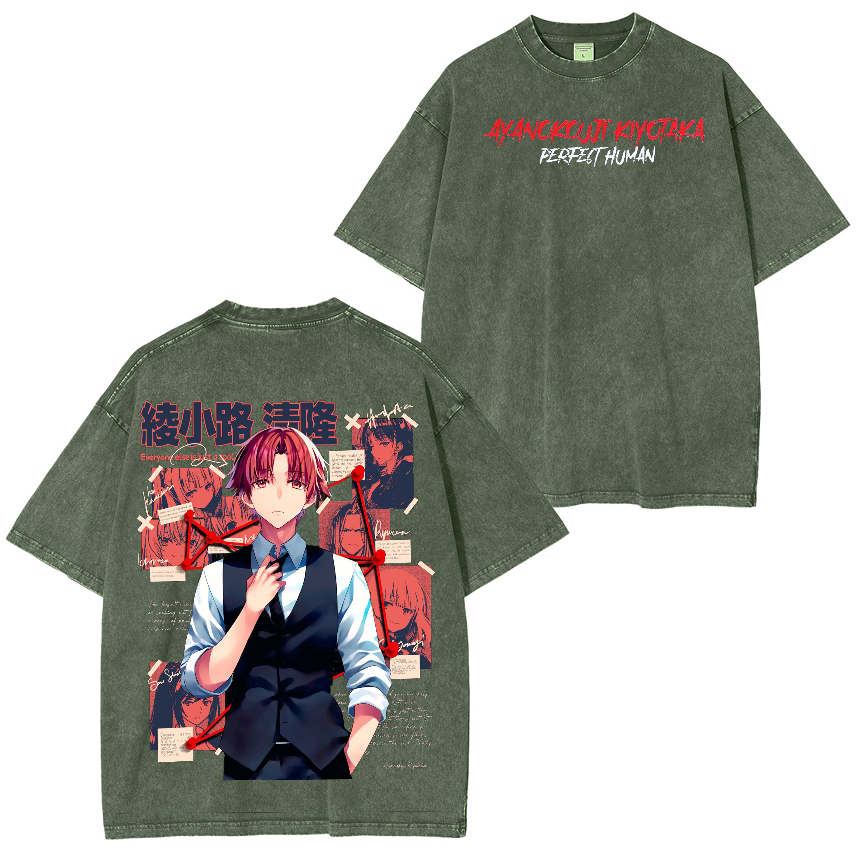 Kiyotaka Ayanokoji,Classroom of the Elite Anime Oversized T-shirt/Crewneck/Hoodie