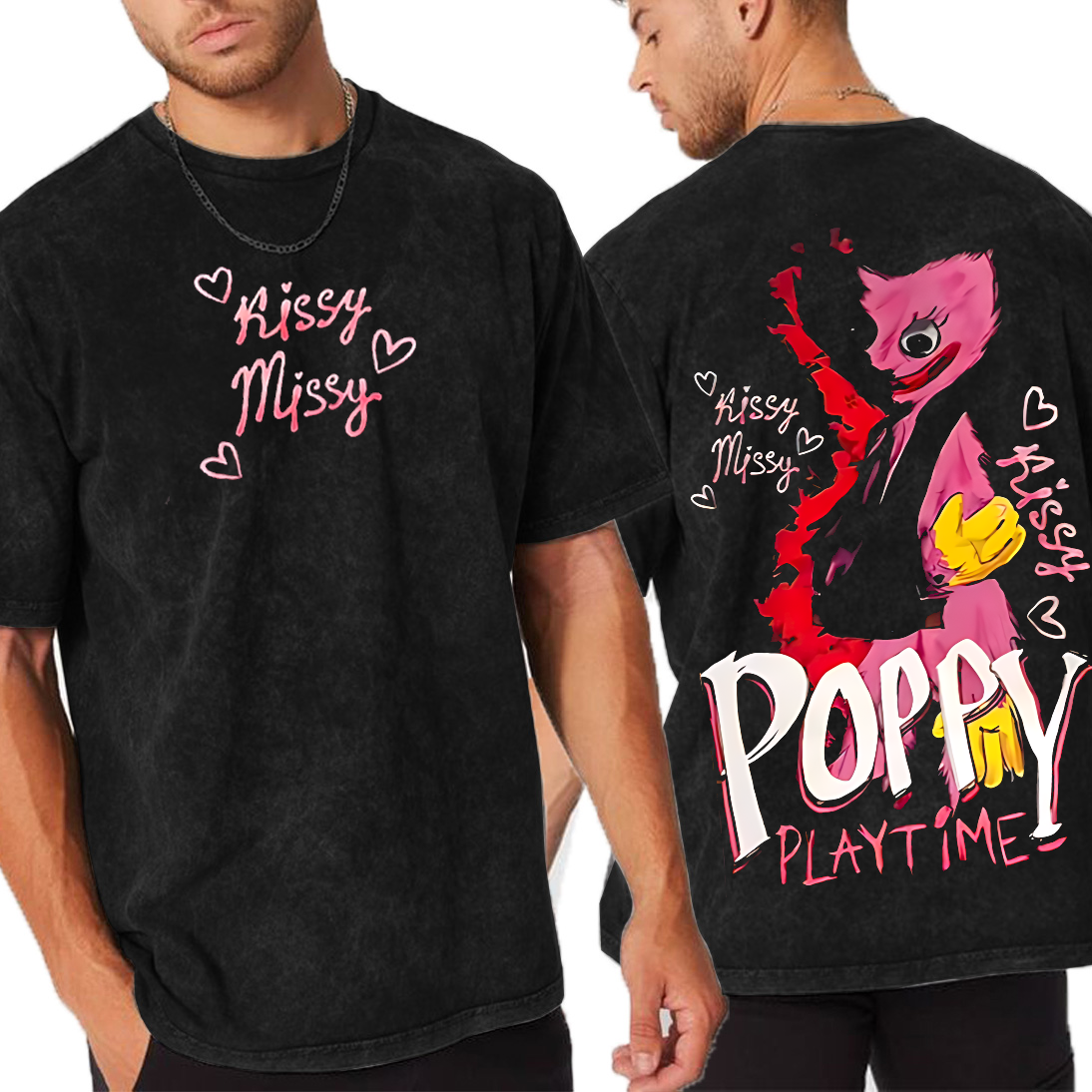 Kissy Missy,Poppy Playtime Game Oversized T-shirt/Crewneck/Hoodie
