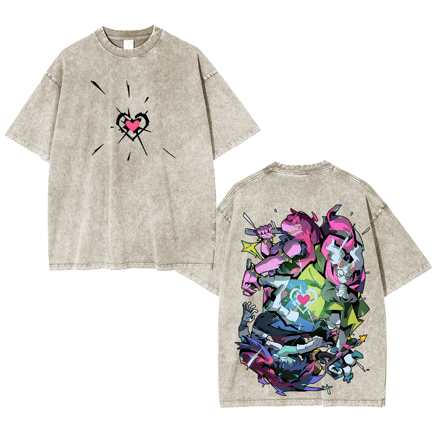 Deltarune Game Unisex Washed T-Shirt